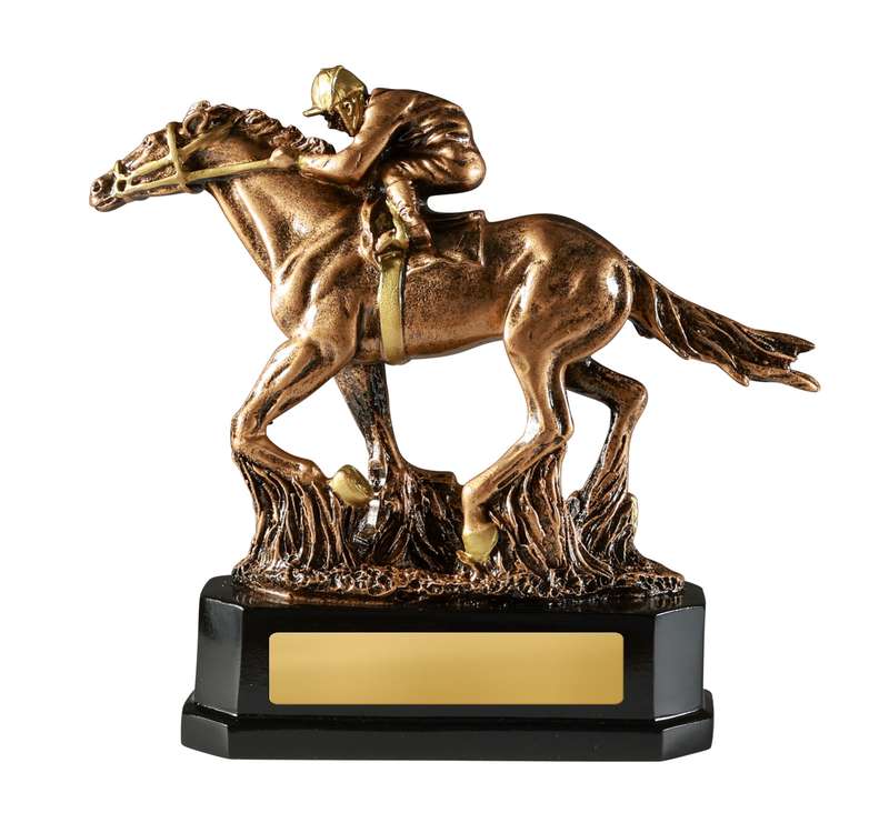 Horse with Jockey