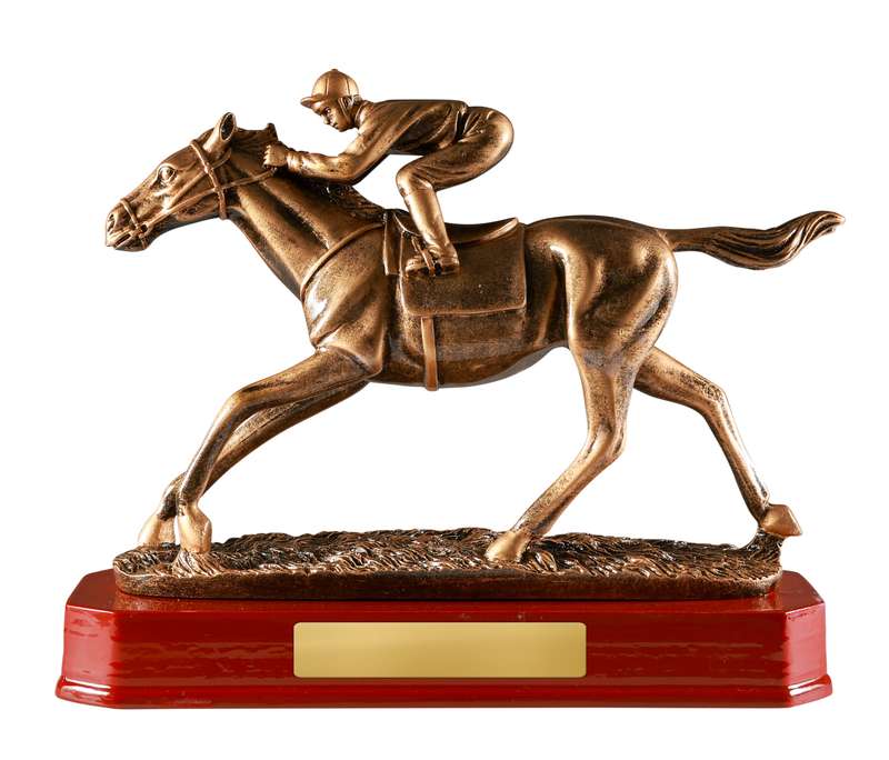 Horse with Jockey