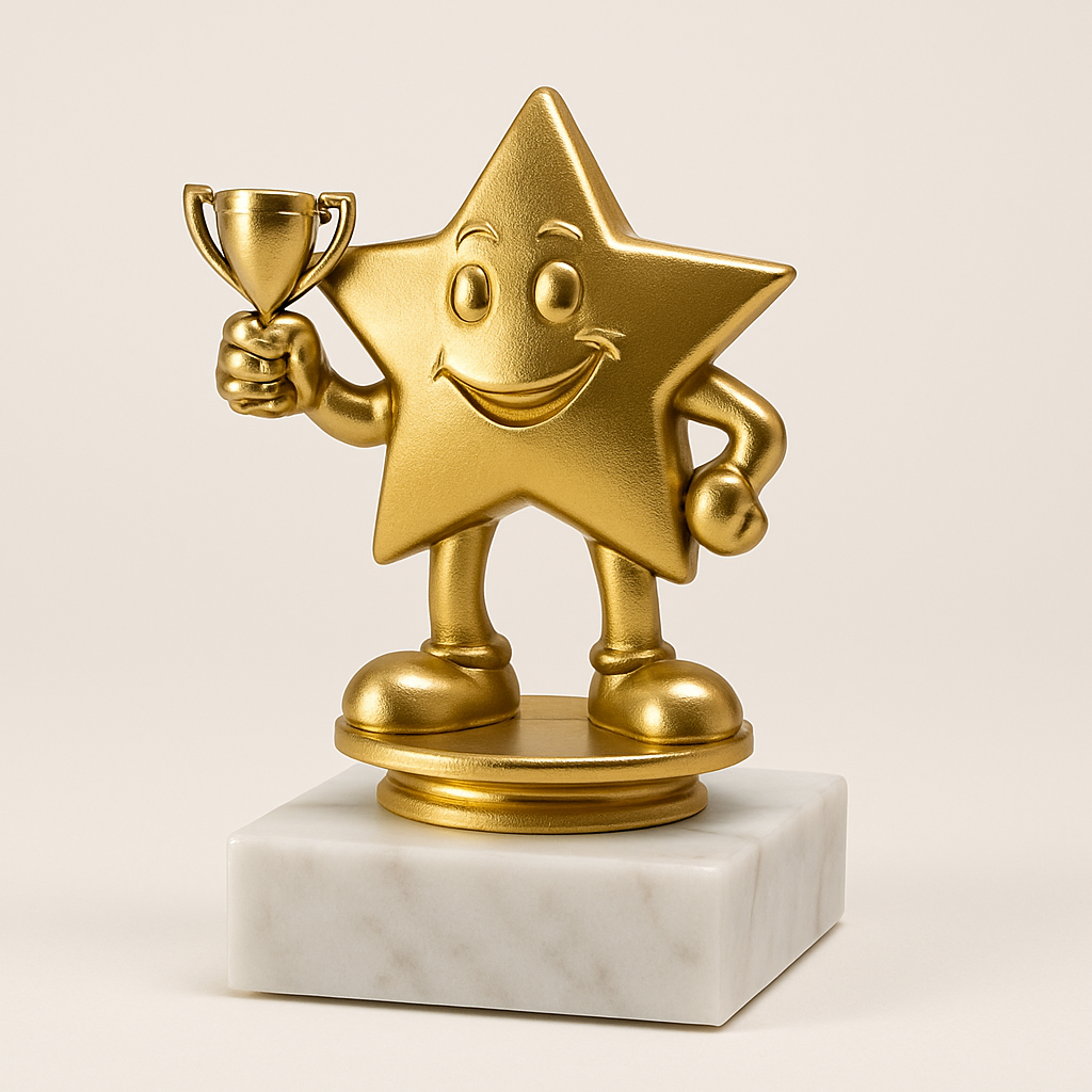 Discover Fun with Affordable Custom Novelty Trophies