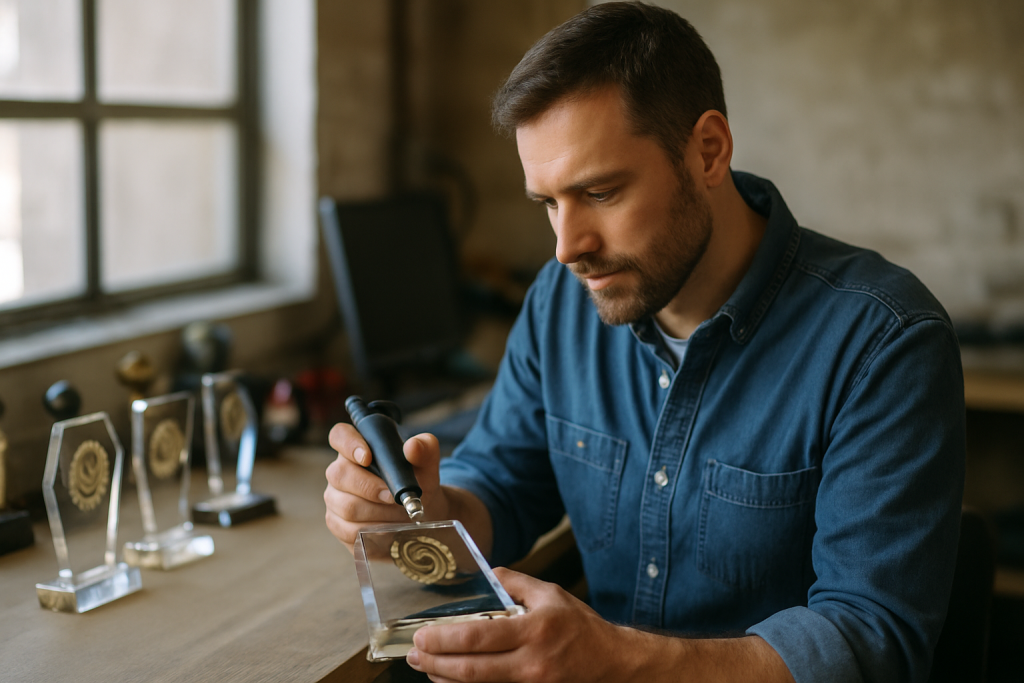 What are the Best Services to Create Engraved Trophies with Logos?