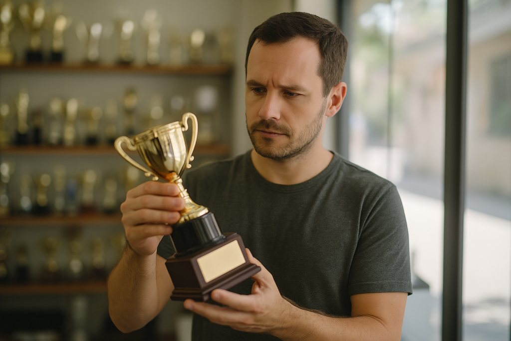Which Australian businesses provide laser engraving on trophies? Myth vs Fact